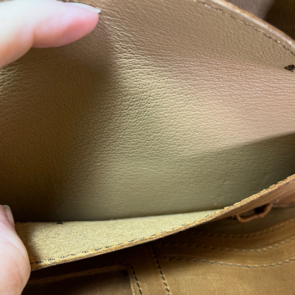 EUC Saddleback Leather Co Trifold Rustic Brown Tobacco Leather Wallet - Picture 9 of 17